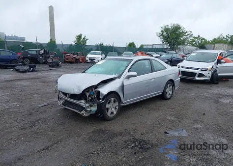 2004 Honda Civic Ex z USA, uszkodzony, nr VIN 1HGEM22914L072462